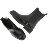 Via Vai - Lucia Gina - Chelsea Boots - Zwart - Leer