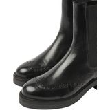 Via Vai - Lucia Gina - Chelsea Boots - Zwart - Leer