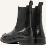 Via Vai - Lucia Gina - Chelsea Boots - Zwart - Leer