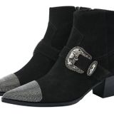 VIA VAI - Kate Jemma - Enkellaarsjes - Zwart