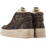 VIA VAI - Isa Callum - Sneakers - Luipaardprint - Lichtgewicht Plateauzool