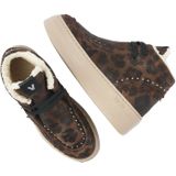 VIA VAI - Isa Callum - Sneakers - Luipaardprint - Lichtgewicht Plateauzool