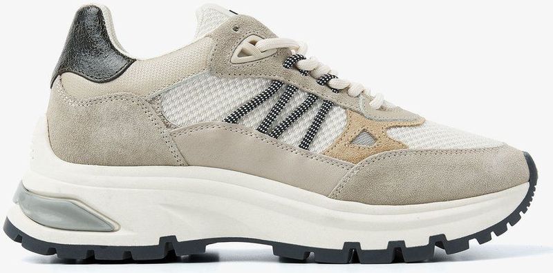 VIA VAI - Liz Dae - Sneakers - Beige - Chunky Zool - Handgemaakt in Portugal