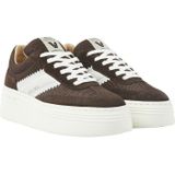 VIA VAI - Isa Lou - Sneakers - Bruin - Lichtgewicht Platformzool