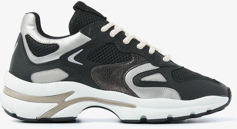 VIA VAI - Vesper Due - Sneakers - Zwart - Chunky Zool - Handgemaakt in Portugal