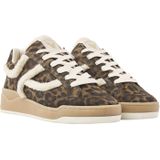 VIA VAI - Sam Sadie - Sneakers - Bruin - Luipaardprint