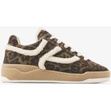 VIA VAI - Sam Sadie - Sneakers - Bruin - Luipaardprint