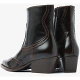 VIA VAI - Do Aiden - Bruin - Enkellaarsjes - Lakleer