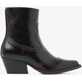 VIA VAI - Do Aiden - Bruin - Enkellaarsjes - Lakleer