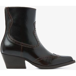 VIA VAI - Do Aiden - Enkellaarsjes - Bruin - Lakleer