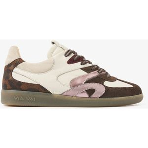 VIA VAI - Nilla Holly - Sneakers - Meerkleurig - Trendy Luipaardprint