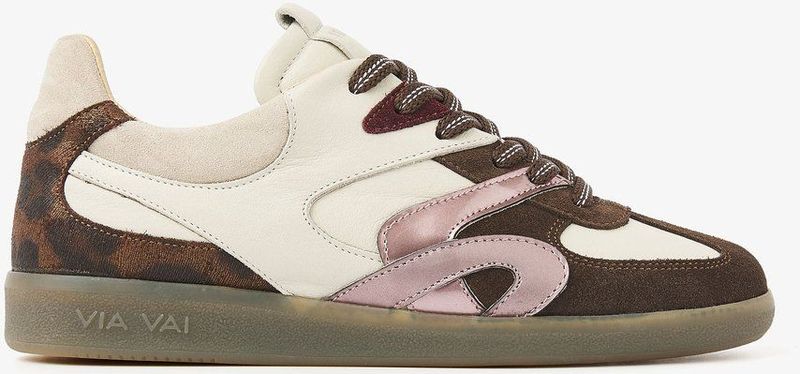 VIA VAI - Nilla Holly - Sneakers - Meerkleurig - Trendy Luipaardprint