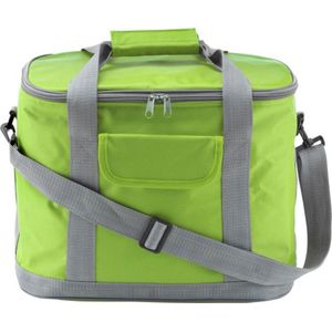 Brand Polyester koeltas lime 27L