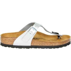 Birkenstock Gizeh teenslippers zilver