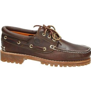 Timberland Leren Veterschoenen Cognac