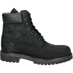 Timberland - Nubuck Enkelboots - Zwart - Heren - Vetersluiting - Profielzool