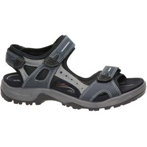 Ecco Offroad Leren Outdoor Sandalen Antraciet