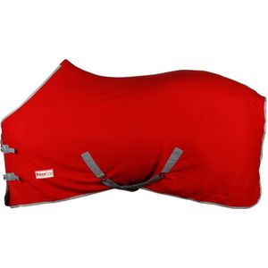 Baseline Polar Fleecedeken - Paardendeken - Maat: 165 / 7'1 - Rood - Fleece