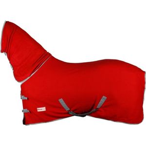 Baseline Polar Combo Fleecedeken - Paardendeken - Maat: 155 / 6'7 - Rood - Fleece