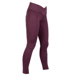 Mondoni Rijlegging Inge HW-MG - Maat: 40 - Bordeaux - Polyester/elastan - Paardrijbroek