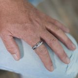 Silk - Ring 353.17 - Zilver - Eerste Gehalte Zilver - Oxidering