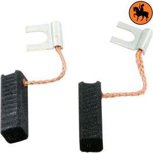 Koolborstelset voor Casals Schuurmachine 2T16/2 - 6,4x6,4x20mm