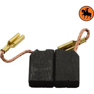 Koolborstelset voor Black & Decker KG85 - 6,3x10x14mm - Vervangt 949647-02
