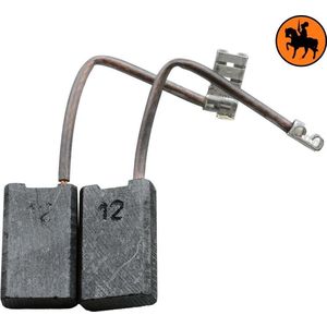 Koolborstelset voor AEG Slijper 355670 - 6,3x12,5x20mm