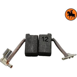 Koolborstelset voor AEG SB2E750RX - 5x8x12,5mm - Vervangt 4.931.392.605