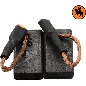 Koolborstelset voor Protool 639080 - 5x10x17mm - Vervangt 627036