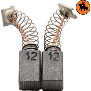 Koolborstelset voor Hitachi frees/zaag FS10SB - 6,5x7,5x12mm