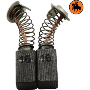 Koolborstelset voor Hitachi frees/zaag PDP-115A - 6,5x7,5x13mm