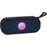 New Rixing NR-9012 Bluetooth 5.0 Portable Outdoor Wireless Bluetooth Speaker(Blue)