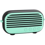 New Rixing NR-3000M Bluetooth 5.0 Portable Karaoke Wireless Bluetooth Speaker with Microphone & Shoulder Strap(Green)