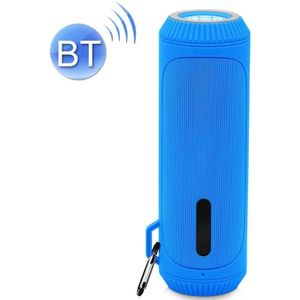 NewRixing NR-4016A TWS Outdoor Splashproof Bluetooth Speaker with Carabiner Handle & SOS Flashlight(Blue)