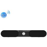NewRixing NR-4017 TWS Pure Color Soundbar Bluetooth Speaker with Knob(Black)