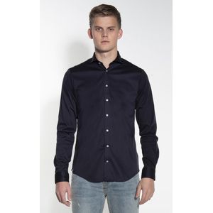 Blue Industry - Shirt - Slim Fit - Minimalistisch - Wide Spread Kraag