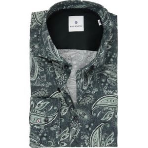Blue Industry - Paisley Print Overhemd - Groen