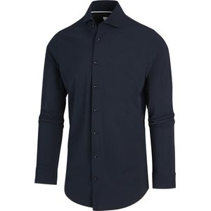 Blue Industry - Overhemd Lounge Jersey - Navy - Katoen