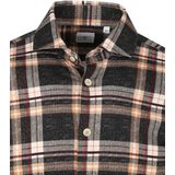Blue Industry - Casual Overhemd - Bruin Geruit - Katoen