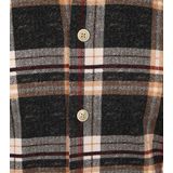 Blue Industry - Casual Overhemd - Bruin Geruit - Katoen