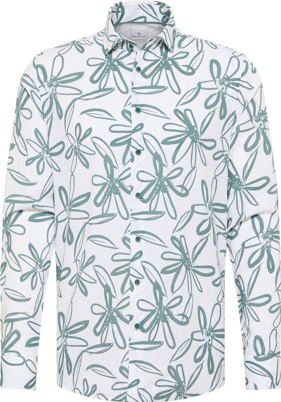 Overhemd - Blauw - Katoen - Business & Casual Look