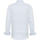 Blue Industry - Casual Overhemd - Lichtblauw - Slim Fit - Geprint