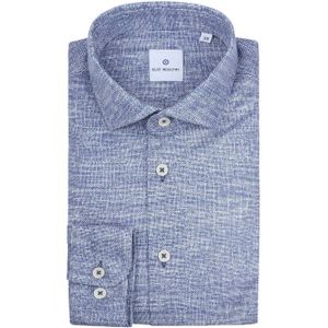 Blue Industry Overhemd Print Blauw - Maat 43 - Heren - Overhemden Formeel