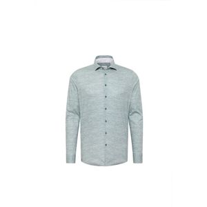 Blue Industry - Casual Overhemd - Groen - Katoen - Slim Fit