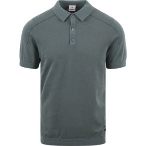 Blue Industry Knitted Poloshirt Groen - Heren