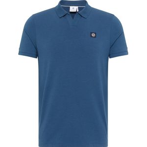 Blue Industry - Polo - Katoen - Korte Mouwen - Ribgebreide Kraag