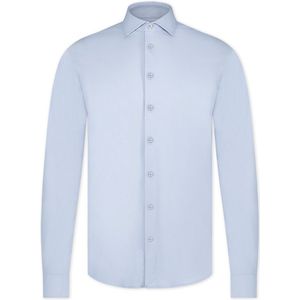 Blue Industry - Overhemd Lounge Jersey Shirt - Blauw - Katoen