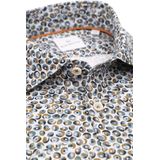 Blue Industry - Overhemd Print - Groen - Slim-fit - Katoen