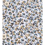 Blue Industry - Overhemd Print - Groen - Slim-fit - Katoen